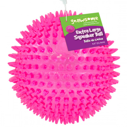 Gnawsome Spiky Squeaker Ball