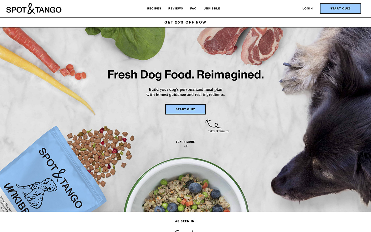 Spot & Tango dog food review