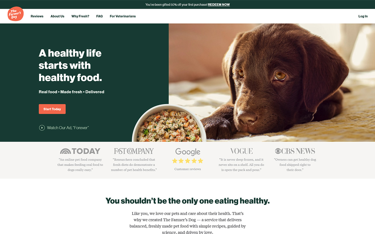 The Farmer's dog food review